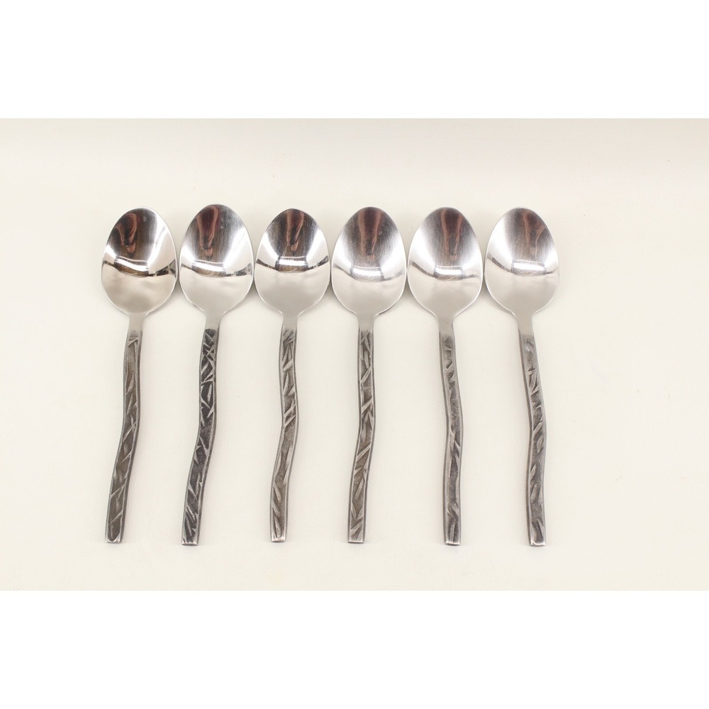 Gourmet‎ Settings New Wave 6 Tablespoons Place Oval Soup Spoon Flatware GS